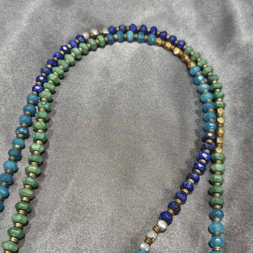 Silpada Sterling Silver 925 Santa Marta Multi-Stone Necklace - Picture 6 of 10